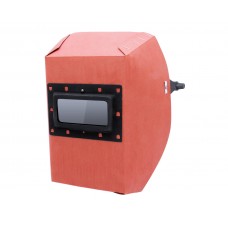 Маска зварника фібра-картон 1,0 мм червоний колір / артикул 12066