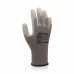 Рукавички нейлонові покриті поліуретаном посилені TRIDENT PU608B LUX Артикул: PU608 LUX