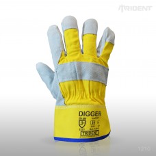 Комбинированные спилковые перчатки TRIDENT DIGGER / артикул 1210